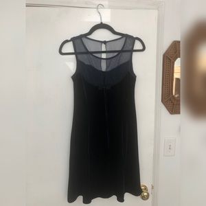 Navy blue mini dress